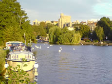 Windsor Castle from The Brocas in Eton